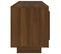 Meuble TV Chêne Marron 102x35x45 Cm Bois Contreplaqué