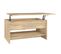 Table Basse Chêne Sonoma 80x50x40 Cm Bois Contreplaqué