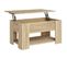 Table Basse Chêne Sonoma 79x49x41 Cm Bois Contreplaqué