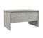 Table Basse Gris Béton 80x50x42,5 Cm Bois Contreplaqué