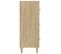 Buffet Chêne Sonoma 70x34x90 Cm Bois Contreplaqué