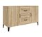 Buffet Chêne Sonoma 100x36x60 Cm Bois Contreplaqué