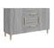 Buffet Sonoma Gris 100x36x60 Cm Bois Contreplaqué