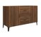 Buffet Chêne Marron 100x36x60 Cm Bois Contreplaqué