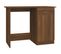 Bureau Chêne Marron 100x50x76 Cm Bois Contreplaqué