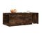 Table Basse Chêne Fumé 150x50x35 Cm Bois Contreplaqué