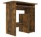 Bureau Chêne Fumé 80x45x74 Cm Bois Contreplaqué