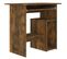 Bureau Chêne Fumé 80x45x74 Cm Bois Contreplaqué