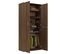 Armoire à Chaussures Chêne Marron 80x39x178cm Bois Contreplaqué