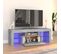 Meuble TV Avec Lumières LED Sonoma Gris 120x35x40 Cm