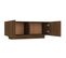 Meuble TV Chêne Marron 100x35x40 Cm Bois Contreplaqué