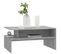 Table Basse Sonoma Gris 90x60x42,5 Cm Bois Contreplaqué