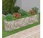 Jardinière À Gabion Fer Galvanisé 260x50x50 Cm