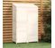 Remise De Jardin Blanc 102x52x174,5 Cm Bois De Sapin Solide