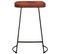 Tabourets De Bar Gavin Lot De 2 45x40x63cm Bois Massif Manguier