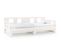 Lit Coulissant Blanc Bois De Pin Solide 2x(90x200) Cm