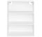 Armoire Murale Suspendue Blanc 69,5x32,5x90 Cm