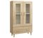 Buffet Haut Chêne Sonoma 70x31x115 Cm Bois Contreplaqué