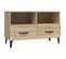 Meuble TV Chêne Sonoma 80x36x50 Cm Bois Contreplaqué