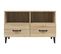 Meuble TV Chêne Sonoma 80x36x50 Cm Bois Contreplaqué