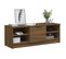 Meuble TV Chêne Marron 102x35,5x36,5 Cm Bois Contreplaqué