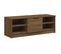 Meuble TV Chêne Marron 102x35,5x36,5 Cm Bois Contreplaqué