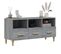 Meuble TV Sonoma Gris 102x36x50 Cm Bois Contreplaqué