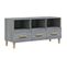 Meuble TV Sonoma Gris 102x36x50 Cm Bois Contreplaqué