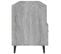 Meuble TV Sonoma Gris 102x35x50 Cm Bois Contreplaqué