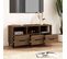 Meuble TV Chêne Marron 102x35x50 Cm Bois Contreplaqué