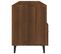 Meuble TV Chêne Marron 102x35x50 Cm Bois Contreplaqué