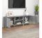 Meuble TV Sonoma Gris 150x30x50 Cm Bois Contreplaqué