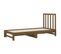 Lit Coulissant Marron Miel 2x(90x200) Cm Bois De Pin Solide