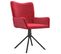 Chaises Pivotantes Salle À Manger 2 PCs Rouge Bordeaux Velours