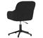 Chaise Pivotante De Bureau Noir Velours