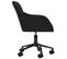 Chaise Pivotante De Bureau Noir Velours