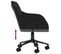 Chaise Pivotante De Bureau Noir Velours