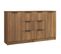 Buffets 2 Pièces Chêne Marron 60x30x70 Cm Bois Contreplaqué