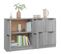 Buffets 2 Pièces Sonoma Gris 60x30x70 Cm Bois Contreplaqué