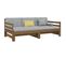 Lit Coulissant Marron Miel 2x(90x190) Cm Bois De Pin Massif