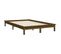 Cadre De Lit Marron Miel 180x200 Cm Bois Pin Massif Super King