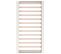 Cadre De Lit Blanc 75x190 Cm Petit Simple Bois Massif