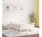 Cadre De Lit Blanc 75x190 Cm Petit Simple Bois Massif