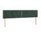 Têtes De Lit 2 Pcs Vert Foncé 100x5x78/88 Cm Velours