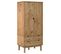 Armoire Otta 76,5x53x172 Cm Bois Massif De Pin