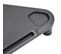 Support De Moniteur D'angle Noir 49x28x10,5 Cm