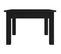 Table Basse Noir 45x45x30 Cm Bois Massif De Pin