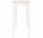 Table Console Blanc 110x40x75 Cm Bois Massif De Pin