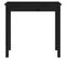 Table Console Noir 80x40x75 Cm Bois Massif De Pin