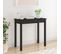 Table Console Noir 80x40x75 Cm Bois Massif De Pin